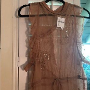 Brand new Free people see through dress size S